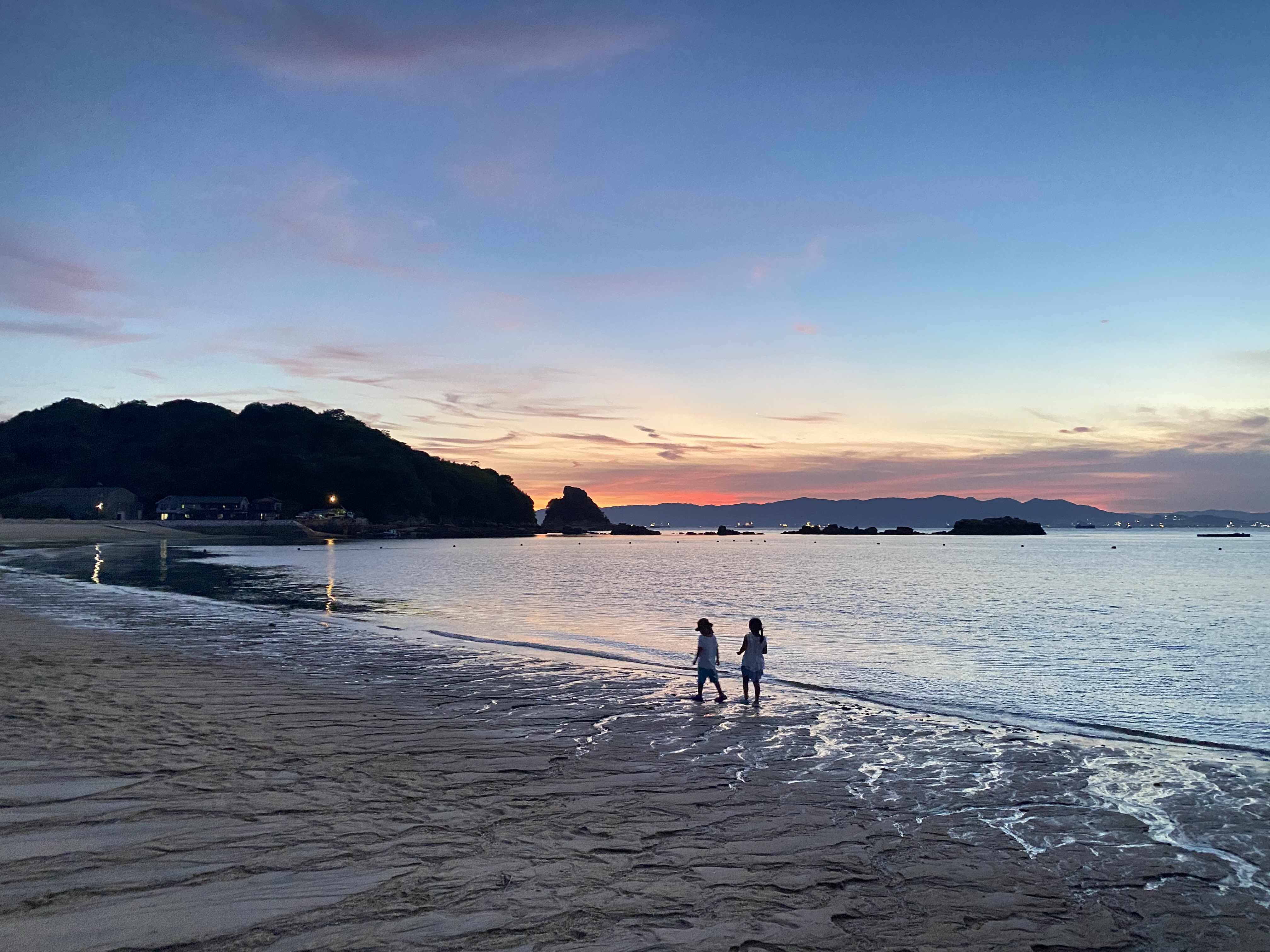 白石島での様子